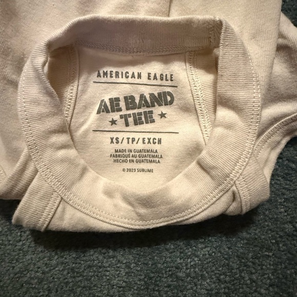 American Eagle Sublime Graphic Cropped Tank Top XS - Picture 4 of 4